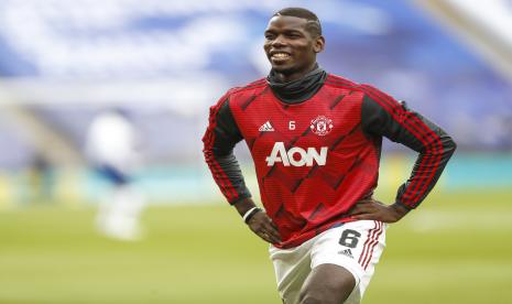 Gelandang Manchester United Paul Pogba.