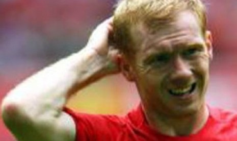 Legenda Manchester United Paul Scholes. 