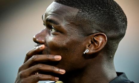 Gelandang Juventus, Paul Pogba, yang dikenal memeluk agama Islam.