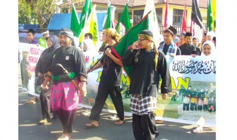 Pawai Tahrib Ramadhan di Sukabumi (ilustrasi).