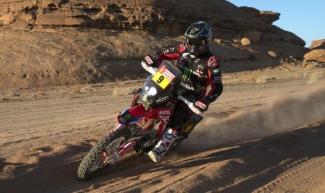 Pebalap Amerika Serikat Ricky Brabec memenangkan etape keduanya di Dakar 2020.