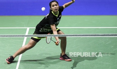 Pebulu tangkis Indonesia Gregoria Mariska Tunjung.