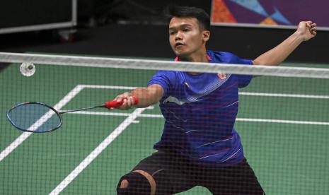 Pebulu tangkis tunggal putra Indonesia Christian Adinata menjadi penentu kemenangan 3-2 atas Korsel di Kejuaraan Bulu Tangkis Beregu Asia (BATC) 2022, Kamis (17/2/2022).