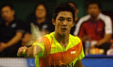   Pebulu tangkis tunggal putra Indonesia, Jonatan Christie.