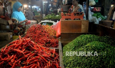 Cabai di pasar tradisional.