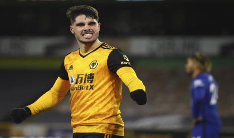  Pedro Neto, winger Wolverhampton Wanderers (Wolves) yang dilaporkan jadi incaran Arsenal.