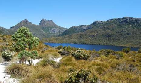 Pegunungan Cradle di Tasmania, Australia.