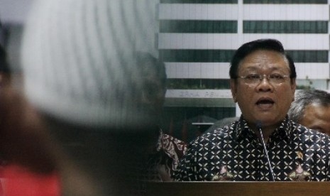 Pejabat sementara (Pjs) Menteri Negara Pemuda dan Olahraga, Agung Laksono.