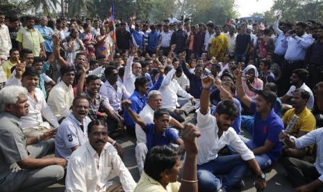 Kasta Dalit Bantah Masuk Islam sebagai Protes Tembok Ambruk. Foto ilustrasi pekerja kasta rendah India (Dalit).