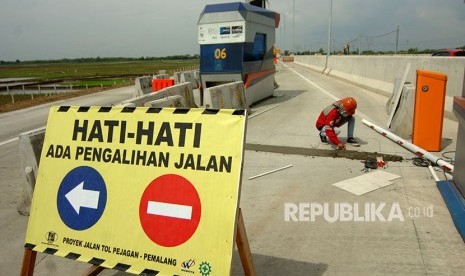 Brebes Timur-Pemalang toll road, Kertasari, Tegal, Central Java. 