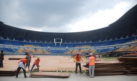 Stadion Gelora Bandung Lautan Api (GBLA), Bandung, Jabar.