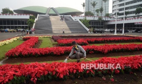 Kompleks Parlemen, Senayan, Jakarta. Perppu Keuangan Negara dinilai melemahkan peran legislatif karena mengabaikan fungsi pengawasan parlemen.