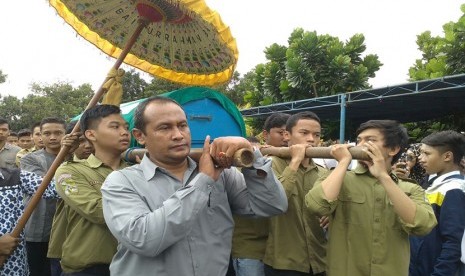 Pelajar Muhammadiyah mengiringi pemakaman korban klithih di Kabupaten Sleman (Ilustrasi)