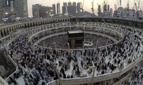 Pelaksanaan ibadah haji di Makkah.