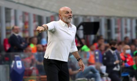 Pelatih AC Milan Stefano Pioli.