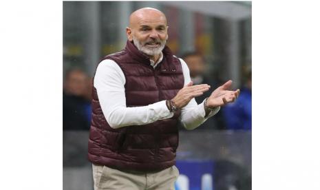 Pelatih AC Milan, Stefano Pioli.