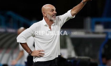 Pelatih AC Milan Stefano Pioli.