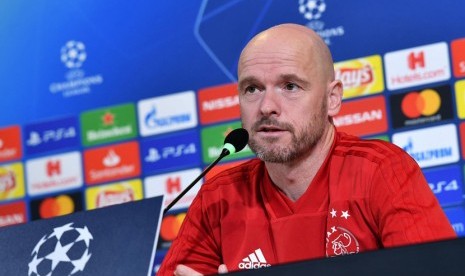 Pelatih Ajax Amsterdam Erik ten Hag.