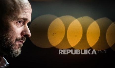 Pelatih Ajax Erik ten Hag. Ten Hag menjadi salah satu kandidat pelatih Manchester United berikutnya.