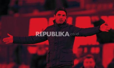 Pelatih Arsenal Mikel Arteta.