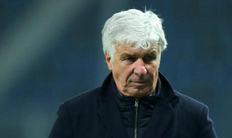 Pelatih Atalanta Gian Piero Gasperini.