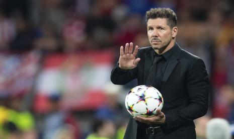 Pelatih Atletico Madrid, Diego Simeone.