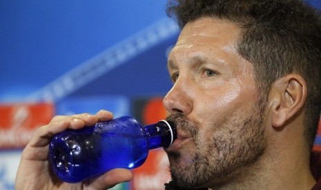 Pelatih Atletico Madrid, Diego Simeone.