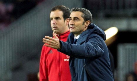 Pelatih Barcelona Ernesto Valverde