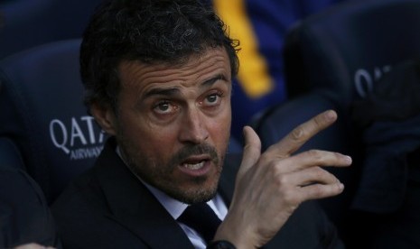 Pelatih Barcelona Luis Enrique