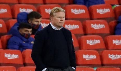 Pelatih Barcelona, Ronald Koeman.