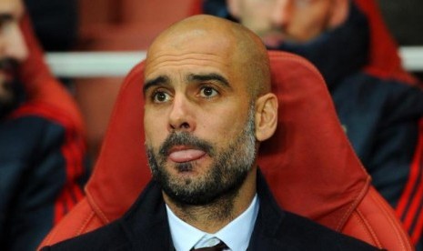 Pelatih Bayern Muenchen Pep Guardiola.