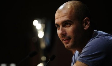 Pelatih Bayern Muenchen Pep Guardiola.