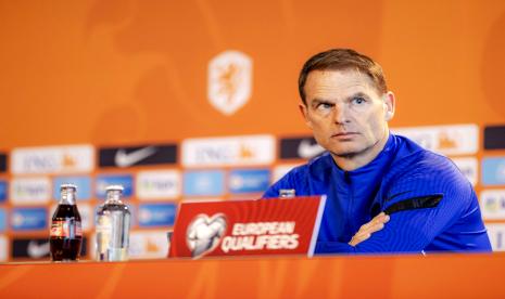 Pelatih Belanda Frank de Boer 