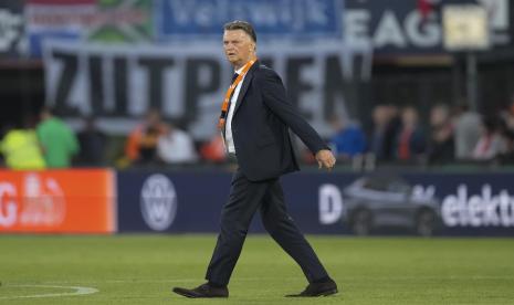 Pelatih Belanda Louis van Gaal.