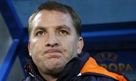 Pelatih  Brendan Rodgers.