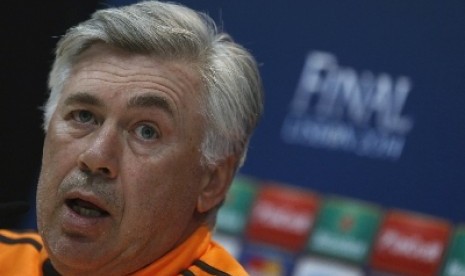 Pelatih Carlo Ancelotti.