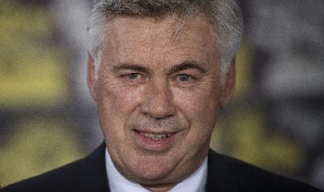 Pelatih Carlo Ancelotti.