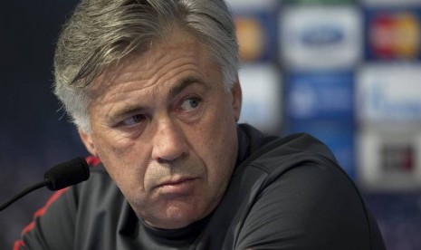 Pelatih Carlo Ancelotti.