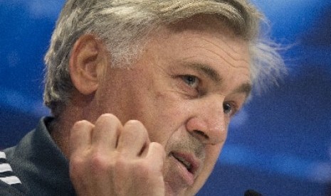 Pelatih Carlo Ancelotti.