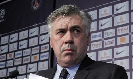 Pelatih Carlo Ancelotti.