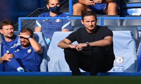 Pelatih Chelsea, Frank Lampard.