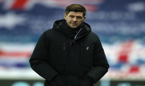 Pelatih Glasgow Rangers, Steven Gerrard.