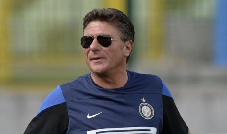 Pelatih Inter Milan, Walter Mazzarri.