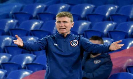 Pelatih Irlandia Stephen Kenny.