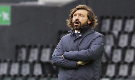 Pelatih Juventus Andrea Pirlo.