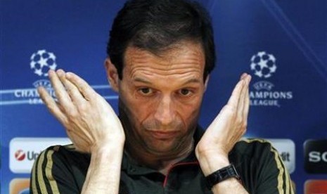 Pelatih Juventus, Massimiliano Allegri.