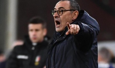 Pelatih Juventus Maurizio Sarri.