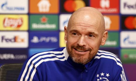 Pelatih Ajax Amsterdam, Erik Ten Hag.