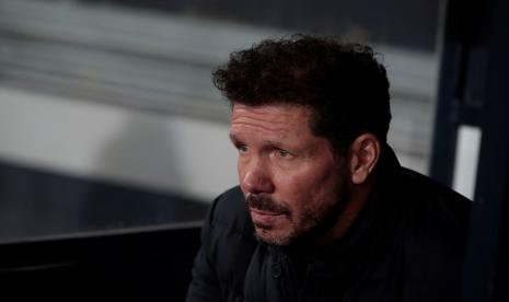 Pelatih Atletico Madrid, Diego Simeone.