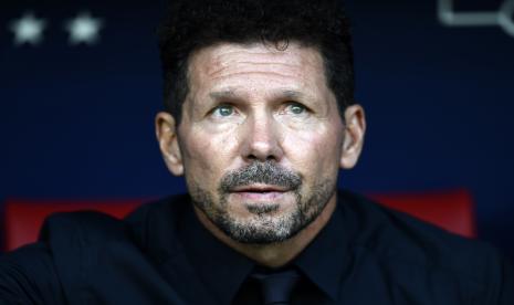  Pelatih kepala Atletico Madrid Diego Simeone.